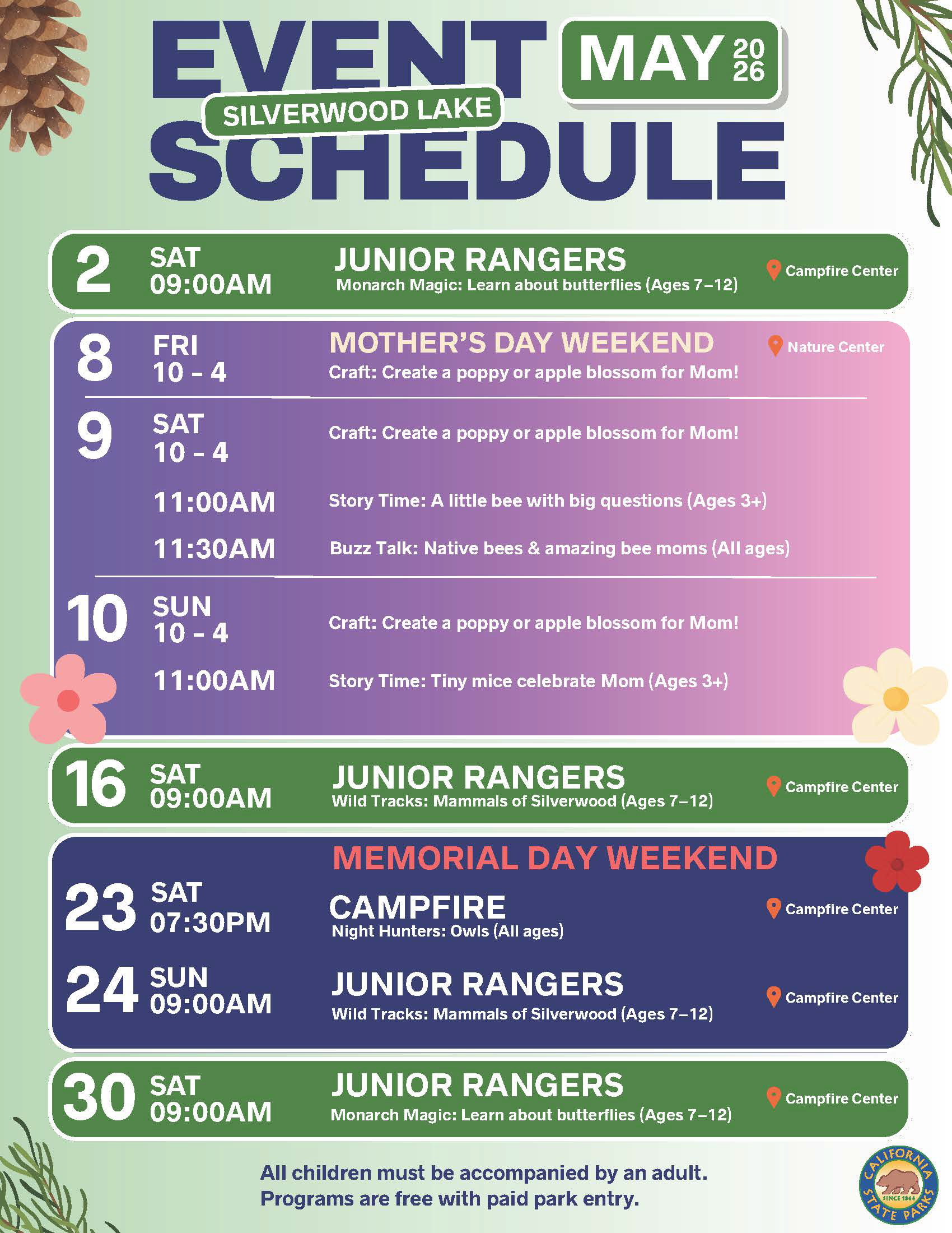 May 2026 Schedule